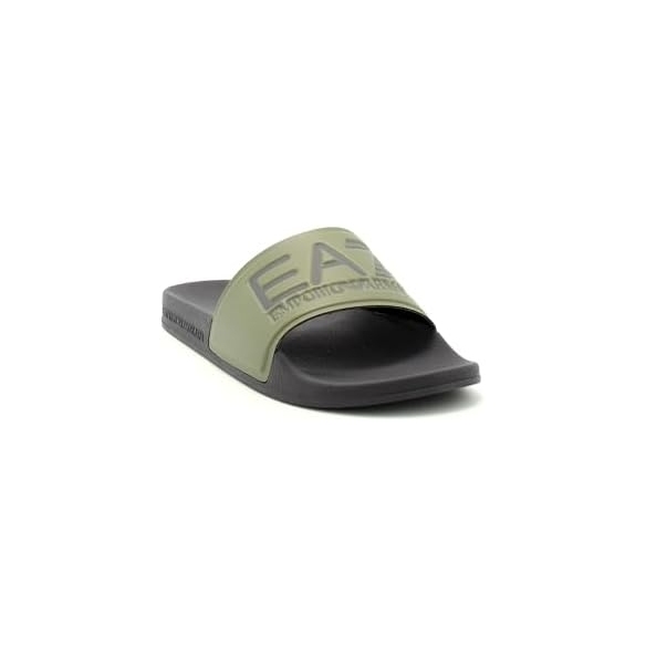 Emporio Armani EA7 Ciabatte Unisex con Maxi Logo