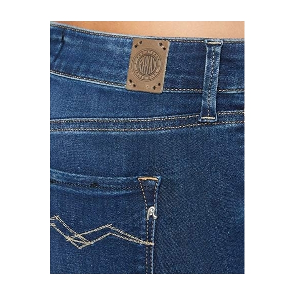 Replay jeans da donna con power stretch, grigio (Dark Grey 096), 26W / 30L