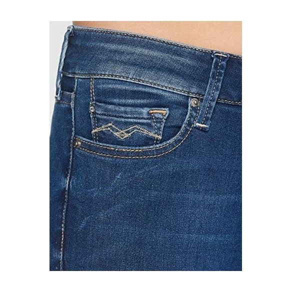 Replay jeans da donna con power stretch, grigio (Dark Grey 096), 26W / 30L