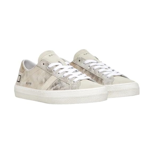 D.A.T.E. Sneaker Donna Hill Low Stardust Platinum