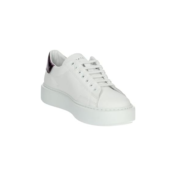 D.A.T.E. Sneaker Donna Sfera Mirror (White-Purple)