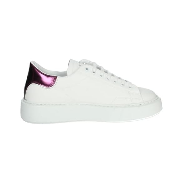 D.A.T.E. Sneaker Donna Sfera Mirror (White-Purple)