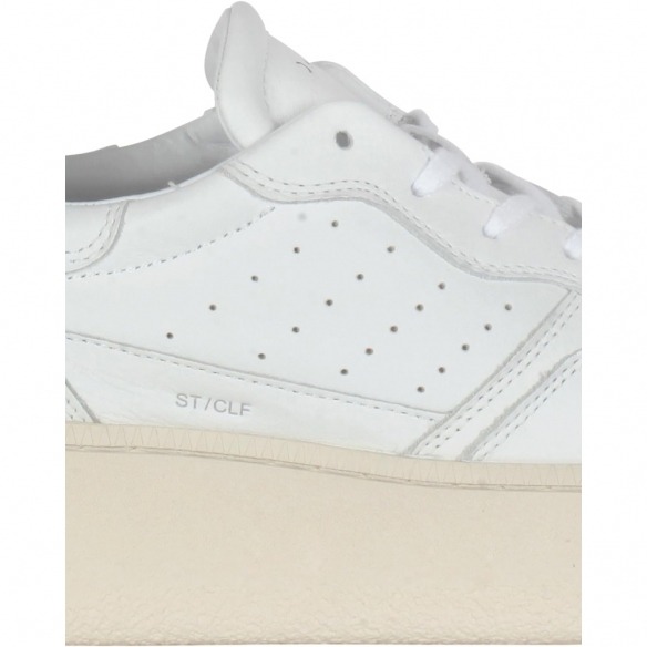 D.A.T.E. Sneaker Donna Step Calf White