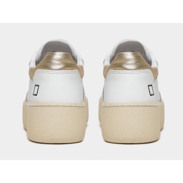 D.A.T.E. Sneaker Donna Step Calf White