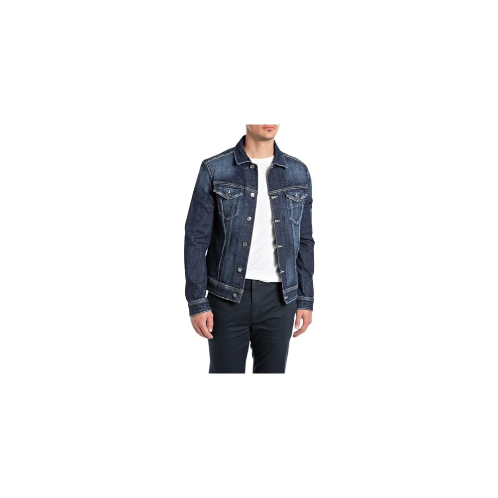 REPLAY Giacca di Jeans Uomo