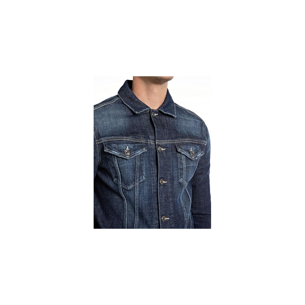 REPLAY Giacca di Jeans Uomo