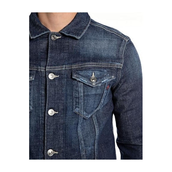 REPLAY Giacca di Jeans Uomo