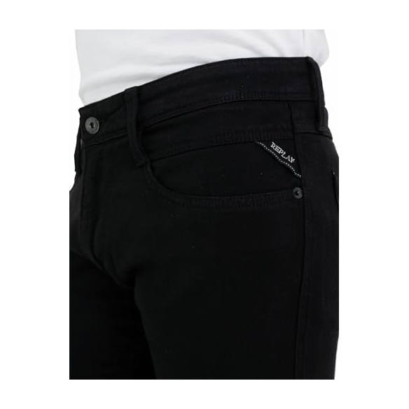 Replay Jeans Anbass Slim Fit da Uomo con Power Stretch