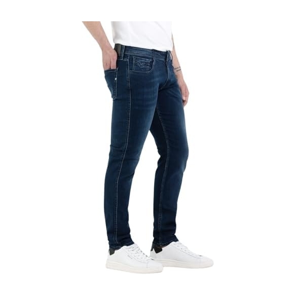 Replay Jeans Anbass Slim Fit da Uomo con Power Stretch