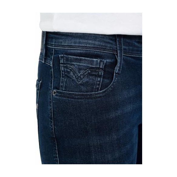 Replay Jeans Anbass Slim Fit da Uomo con Power Stretch