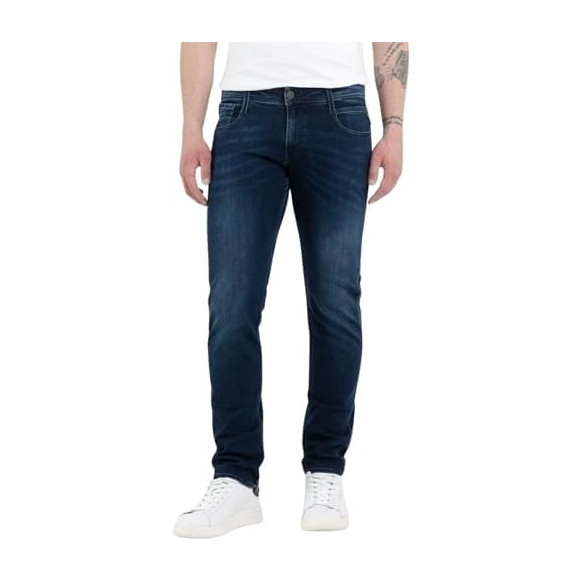 Replay Jeans Anbass Slim Fit da Uomo con Power Stretch