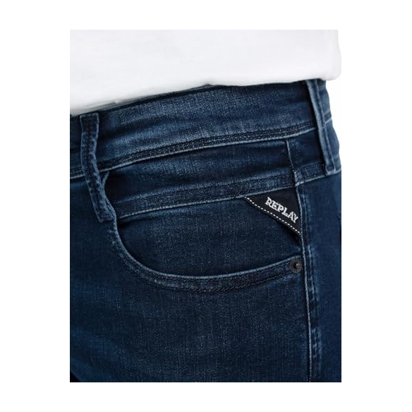 Replay Jeans Anbass Slim Fit da Uomo con Power Stretch