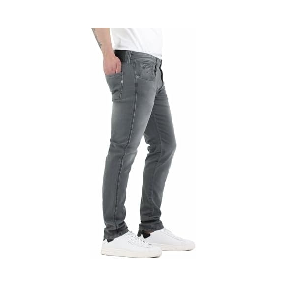 Replay Jeans Anbass Slim Fit da Uomo con Power Stretch