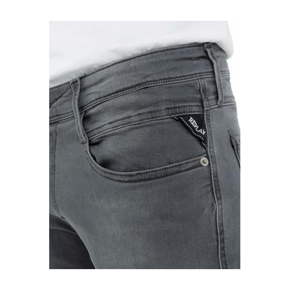 Replay Jeans Anbass Slim Fit da Uomo con Power Stretch