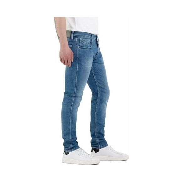 Replay Jeans Anbass Slim Fit da Uomo con Power Stretch