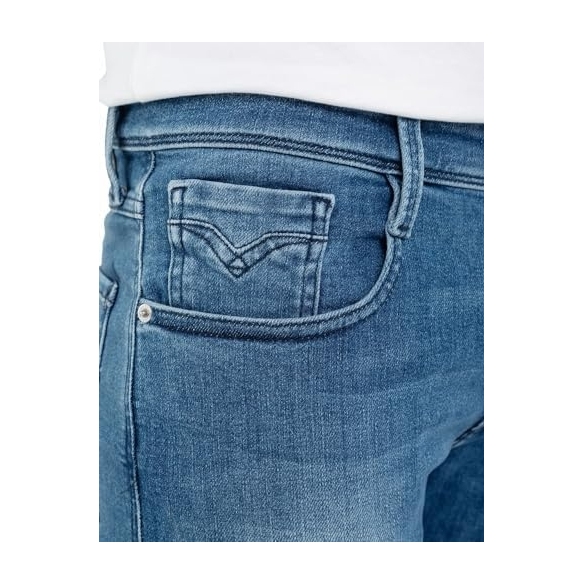 Replay Jeans Anbass Slim Fit da Uomo con Power Stretch