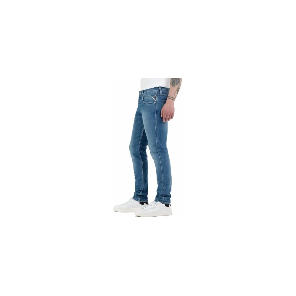 Replay Jeans Anbass Slim Fit da Uomo...