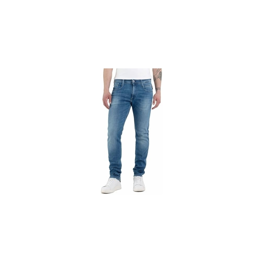 Replay Jeans Anbass Slim Fit da Uomo...