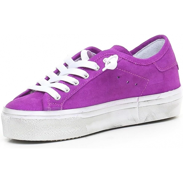 Philippe Model Sneaker Donna Bassa Paris Haute (Daim Pop Fucsia)
