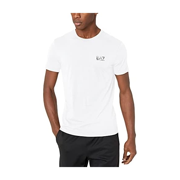 EA7 T-Shirt Girocollo Cotone Logo Cuore Armani P24