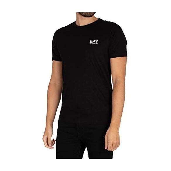 EA7 T-Shirt Girocollo Cotone Logo Cuore Armani P24