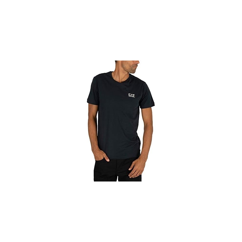 EA7 T-Shirt Girocollo Cotone Logo...