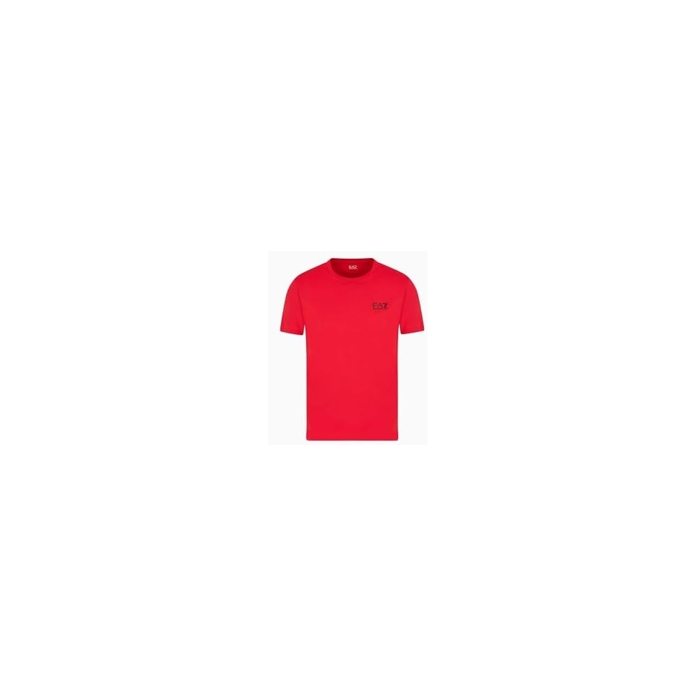 EA7 T-Shirt Girocollo Cotone Logo...