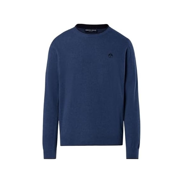 NORTH SAILS Pullover Uomo in Cashmere con Logo Ricamato sul Petto
