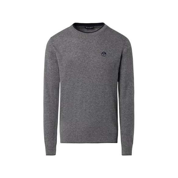 NORTH SAILS Pullover Uomo in Cashmere con Logo Ricamato sul Petto