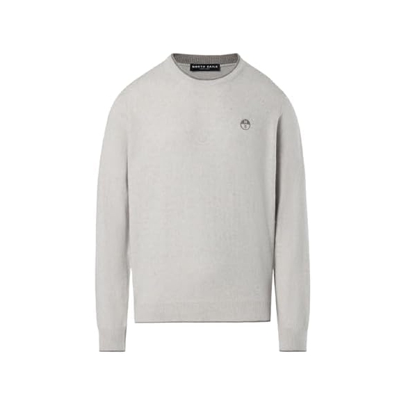 NORTH SAILS Pullover Uomo in Cashmere con Logo Ricamato sul Petto
