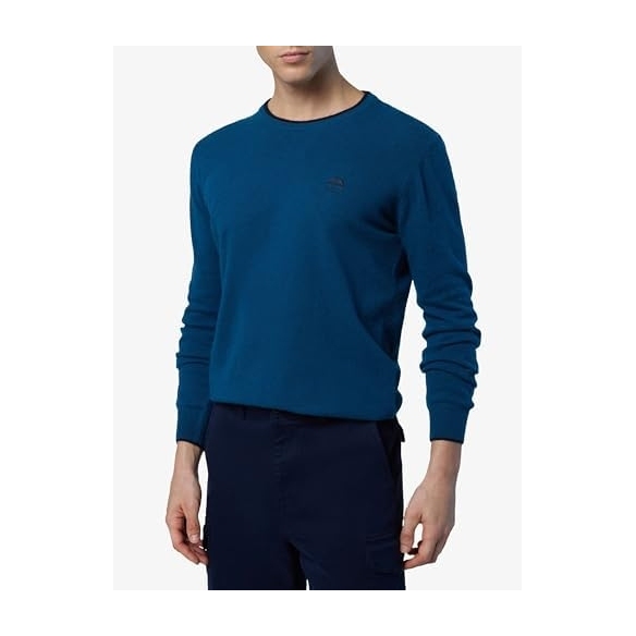NORTH SAILS Pullover Uomo in Cashmere con Logo Ricamato sul Petto