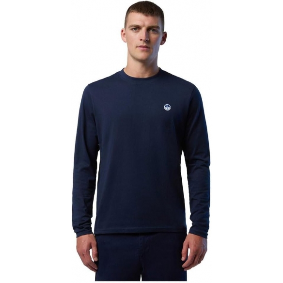 NORTH SAILS T-Shirt Uomo Girocollo Cotone Manica Lunga