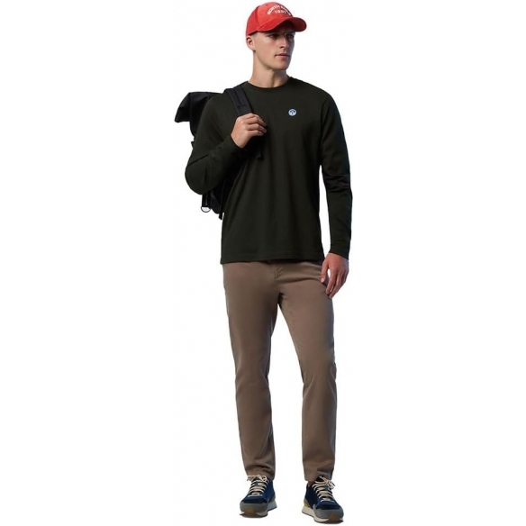 NORTH SAILS T-Shirt Uomo Girocollo Cotone Manica Lunga