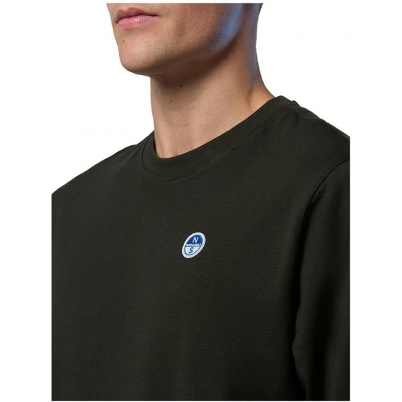 NORTH SAILS T-Shirt Uomo Girocollo Cotone Manica Lunga