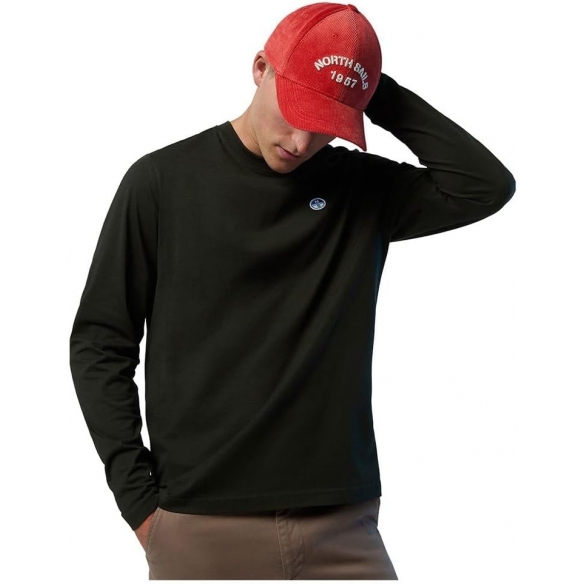NORTH SAILS T-Shirt Uomo Girocollo Cotone Manica Lunga
