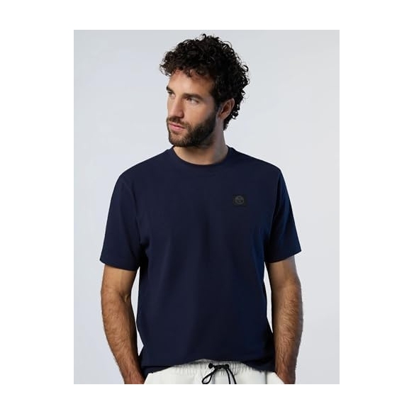 NORTH SAILS T-Shirt Uomo in Jersey Stretch Blu