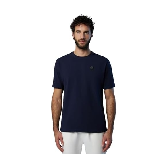 NORTH SAILS T-Shirt Uomo in Jersey Stretch Blu