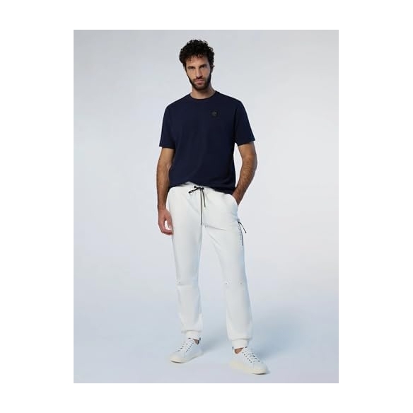 NORTH SAILS T-Shirt Uomo in Jersey Stretch Blu