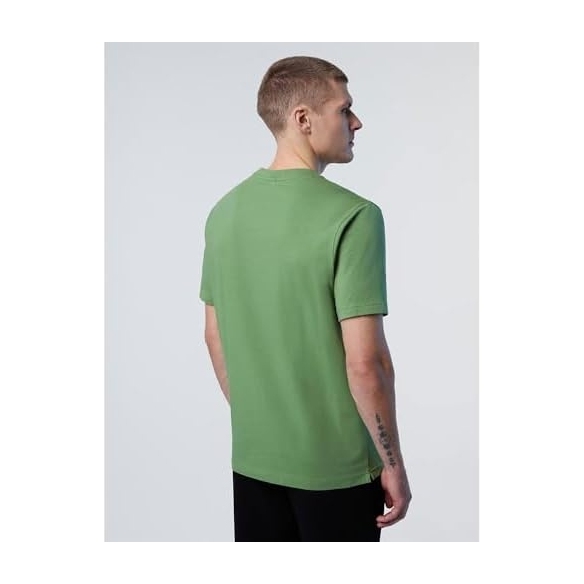 NORTH SAILS T-Shirt Uomo in Jersey Stretch Blu