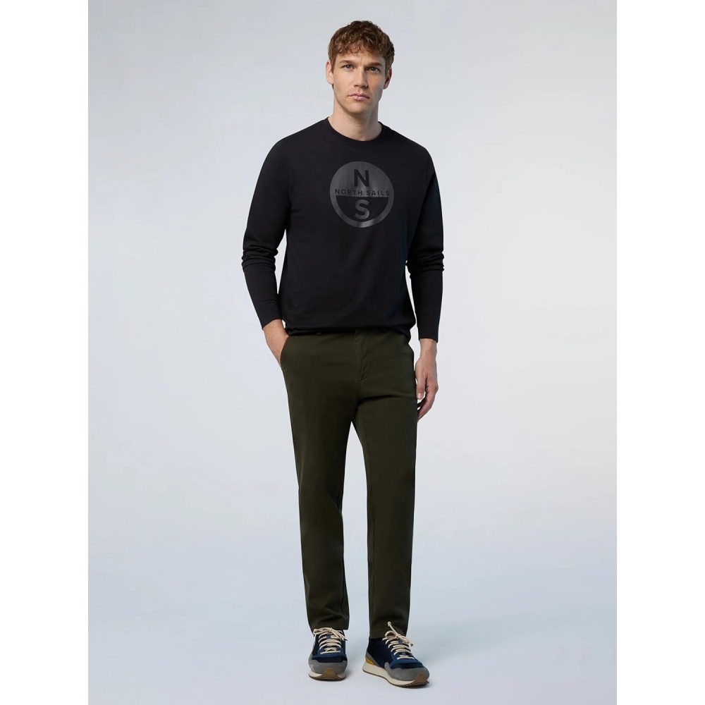 NORTH SAILS T-Shirt Uomo in Jersey di...