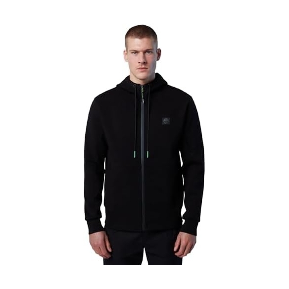 NORTH SAILS Felpa Uomo in Scuba con Zip e Cappuccio