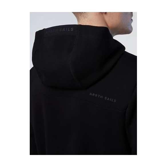 NORTH SAILS Felpa Uomo in Scuba con Zip e Cappuccio