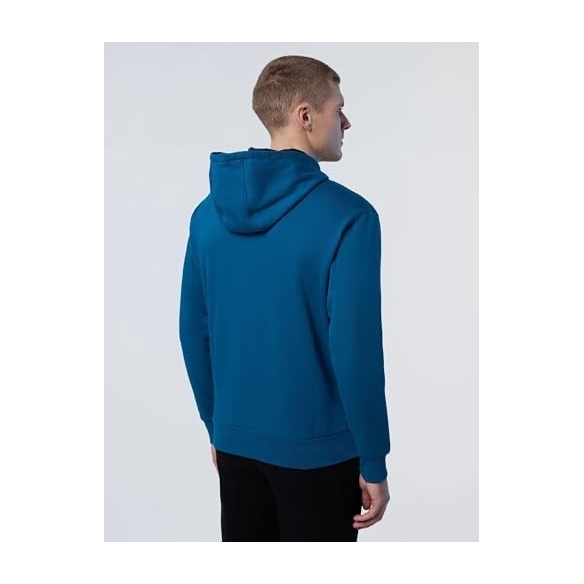 NORTH SAILS Felpa Uomo con Zip e Logo Ricamato