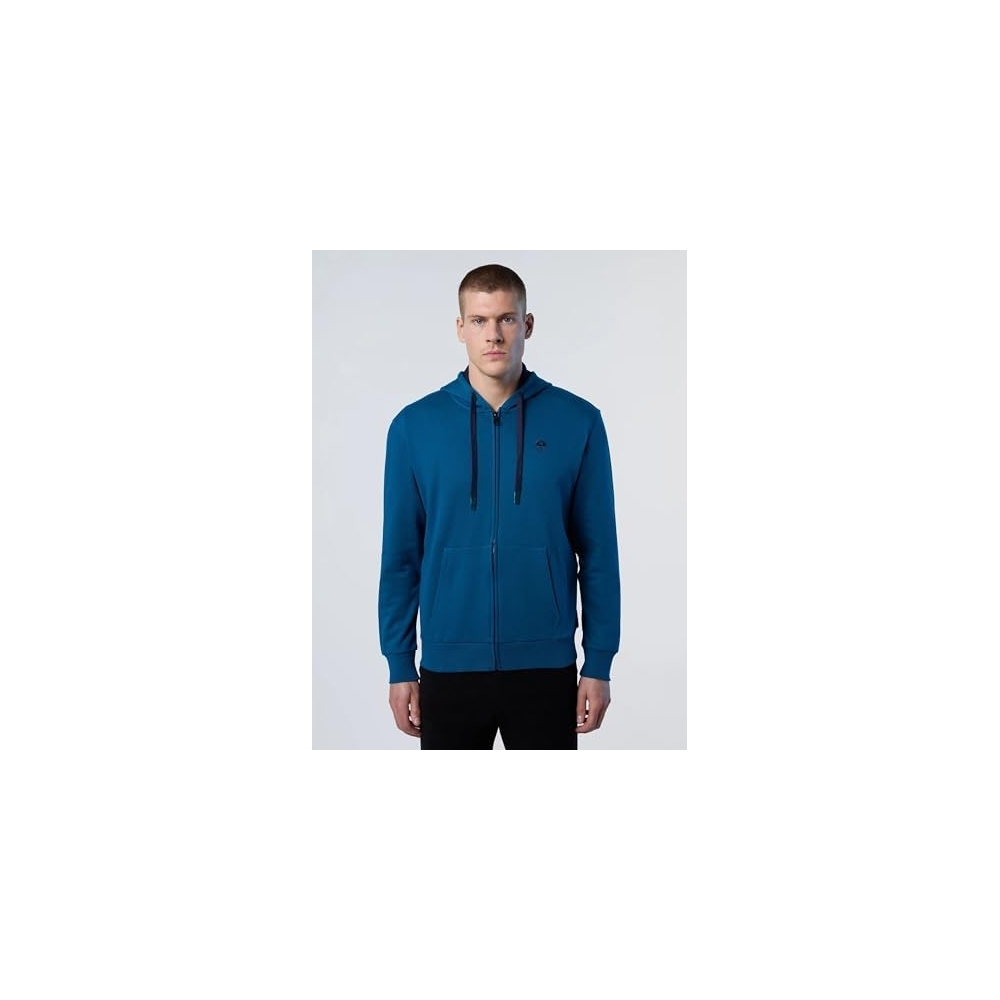 NORTH SAILS Felpa Uomo con Zip e Logo...