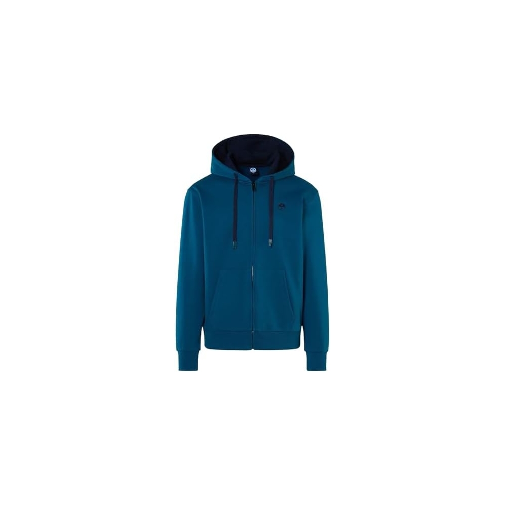 NORTH SAILS Felpa Uomo con Zip e Logo...