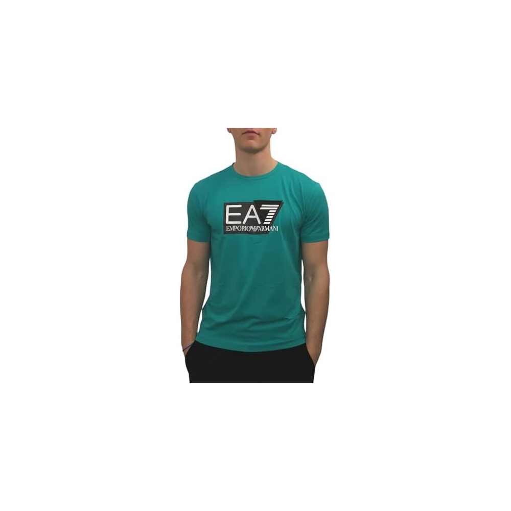 T-Shirt EA7 da uomo Logo Visibility...