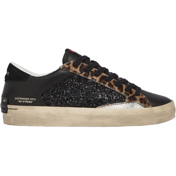 CRIME LONDON Sneakers Donna Distressed Animalier
