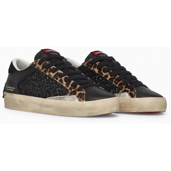 CRIME LONDON Sneakers Donna Distressed Animalier