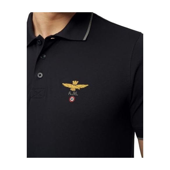 Aeronautica Militare Polo Basica in Cotone
