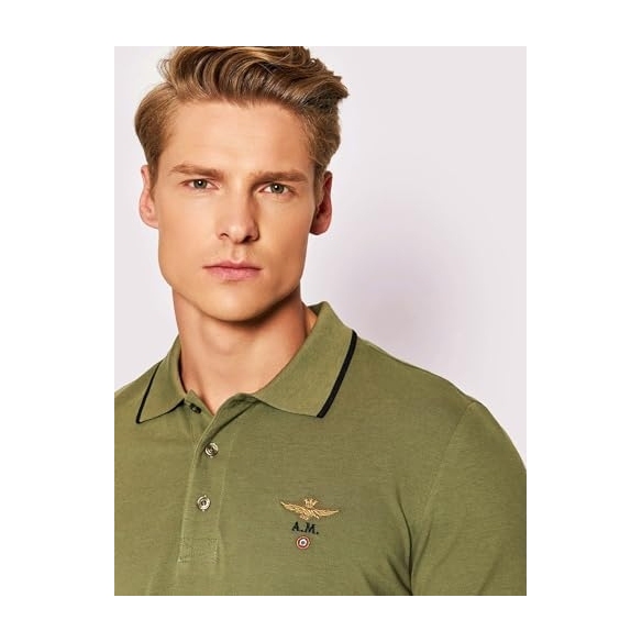 Aeronautica Militare Polo Basica in Cotone